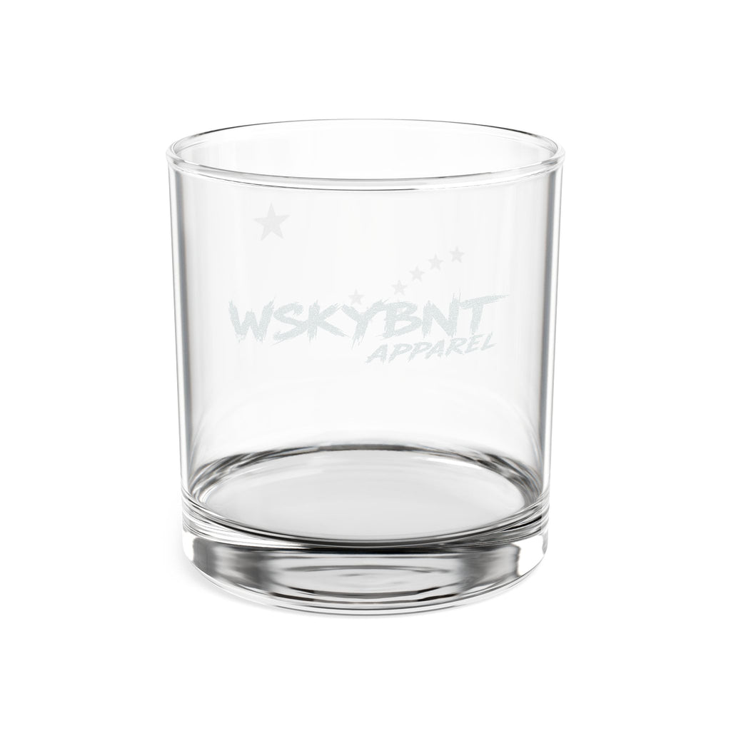 Engraved 10.5oz Whiskey Glass — WSKYBNT Apparel Logo Rocks Glass