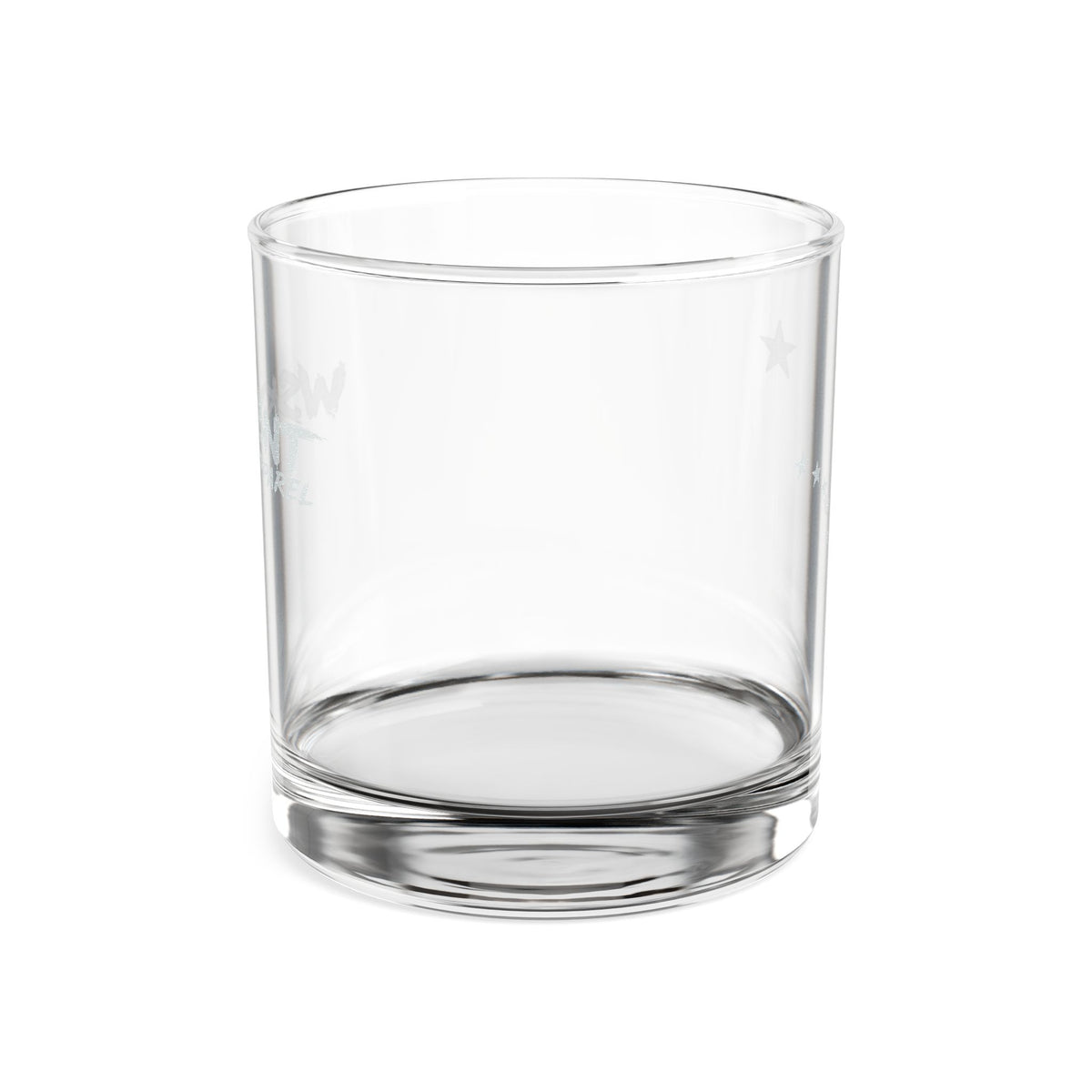 Engraved 10.5oz Whiskey Glass — WSKYBNT Apparel Logo Rocks Glass