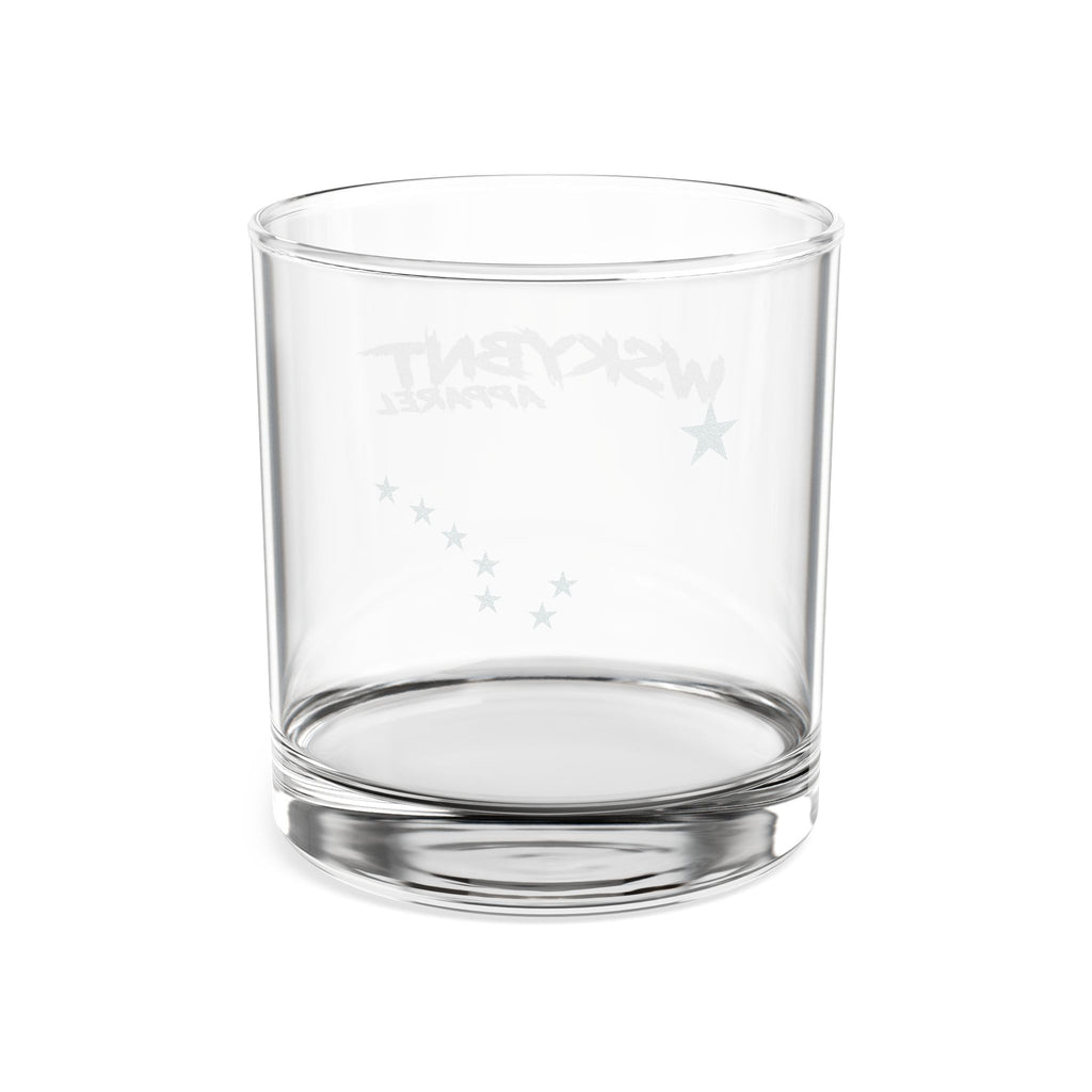 Engraved 10.5oz Whiskey Glass — WSKYBNT Apparel Logo Rocks Glass